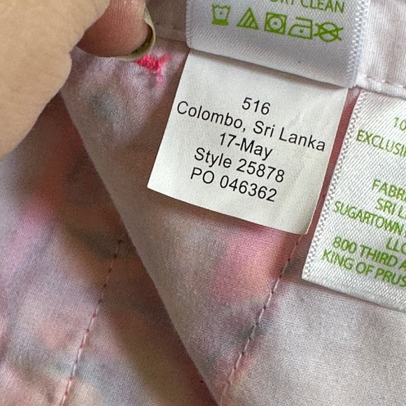 Excellent Lilly Pulitzer Callahan Cotton Shorts in Pink Fusion, size 8 - Picture 6 of 6